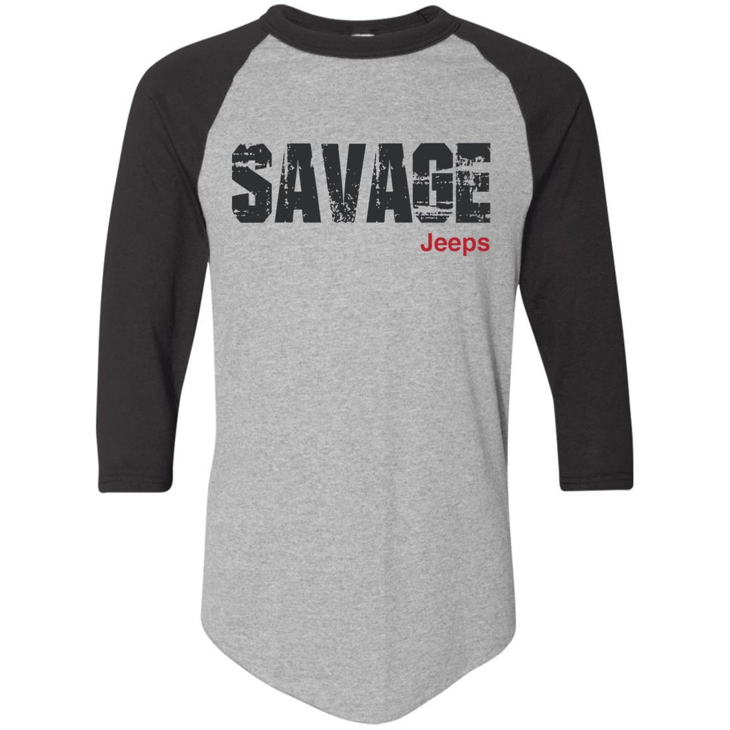 Savage Jeeps 420 Augusta Colorblock Raglan Jersey