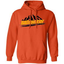 John's 4x4 BADASSERY Mountains 2-sided print G185 Gildan Pullover Hoodie 8 oz.