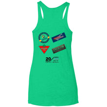 Dale Racing 2-sided print NL6733 Next Level Ladies' Triblend Racerback Tank