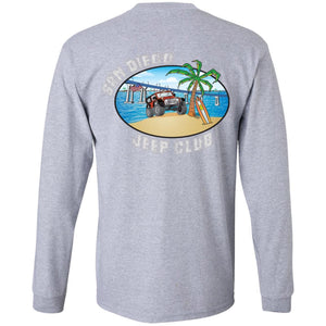 SDJC 2-sided print G240B Gildan Youth LS T-Shirt