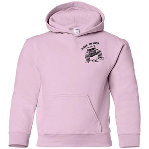 Juiced Up Jeeps G185B Gildan Youth Pullover Hoodie