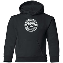 MWJT CH white logo G185B Youth Pullover Hoodie