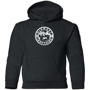 MWJT CH white logo G185B Youth Pullover Hoodie