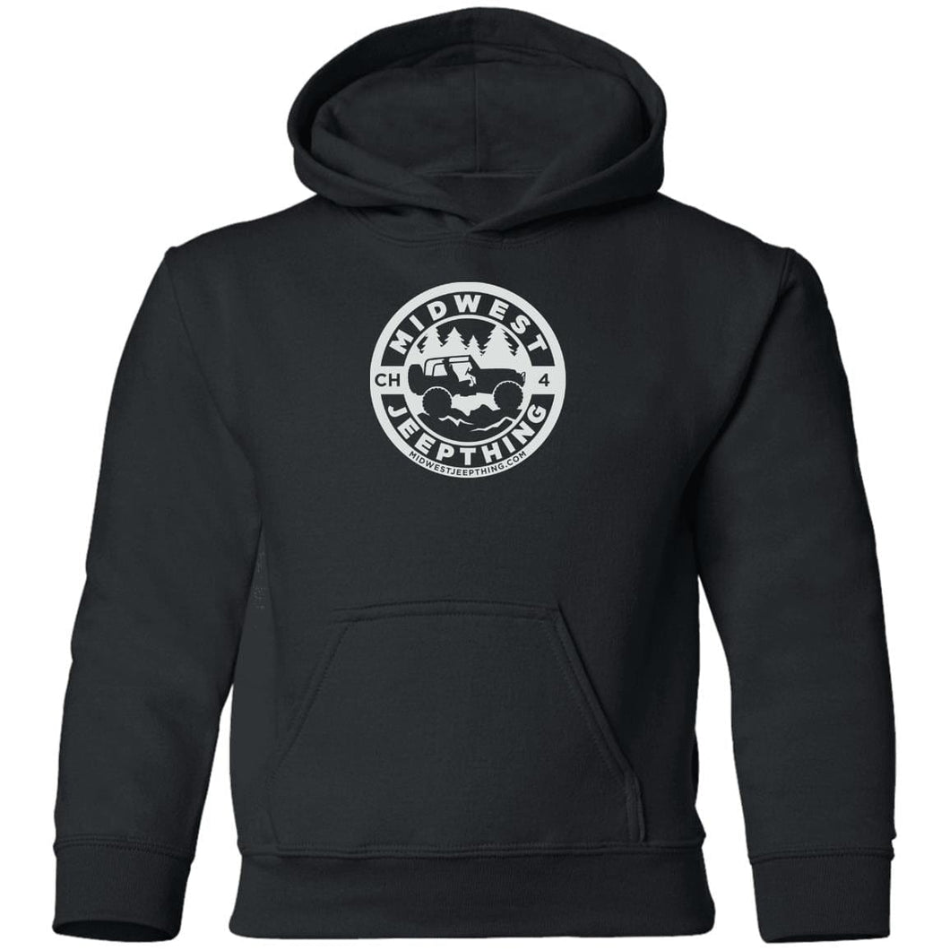 MWJT CH white logo G185B Youth Pullover Hoodie