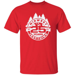MWJT-25-years white logo G500B Youth 5.3 oz 100% Cotton T-Shirt