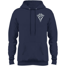 Flop Shop gray logo 2-sided print PC78H Port & Co. Core Fleece Pullover Hoodie