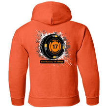 Black 17 2-sided print G185B Gildan Youth Pullover Hoodie