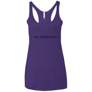 Jeep Sask NL6733 Next Level Ladies' Triblend Racerback Tank