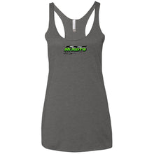 Hundt's Motorsports 2-sided print NL6733 Next Level Ladies' Triblend Racerback Tank