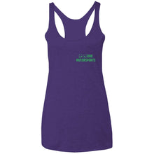 Moab Motorsports Trailmater 2-sided print NL6733 Next Level Ladies' Triblend Racerback Tank