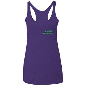 Moab Motorsports Trailmater 2-sided print NL6733 Next Level Ladies' Triblend Racerback Tank