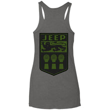JSK_ Dark Star 2-sided print NL6733 Next Level Ladies' Triblend Racerback Tank
