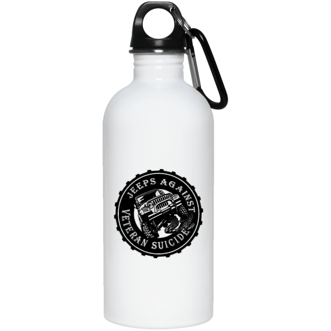 Jeeps Against Veteran Suicide 23663 20 oz. Stainless Steel Water Bottle