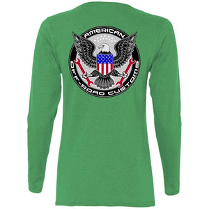 American Off-Road 2-sided print G540L Ladies' Cotton LS T-Shirt