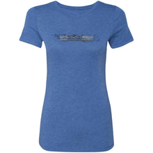 AmericanOffroadCustoms Horizontal NL6710 Ladies' Triblend T-Shirt