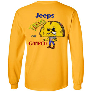 Jeep Paparazzi 2-sided print G240 LS Ultra Cotton T-Shirt