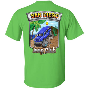 San Diego jeep club 2-sided print 2-sided print G500 Gildan 5.3 oz. T-Shirt