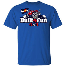 Built4Fun red G500B Gildan Youth 5.3 oz 100% Cotton T-Shirt