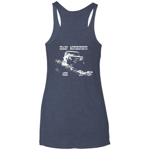 Sharp Motorsports 2-sided print NL6733 Next Level Ladies' Triblend Racerback Tank