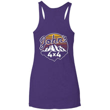John's 4x4 2-sided print NL6733 Next Level Ladies' Triblend Racerback Tank