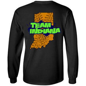 B&B Motorsports 2-sided print (Team Indiana back) G240 Gildan LS Ultra Cotton T-Shirt