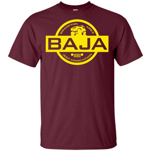 BAJA yellow logo G200B Gildan Youth Ultra Cotton T-Shirt