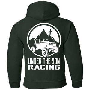 Under The Son Racing 2-sided print G185B Gildan Youth Pullover Hoodie