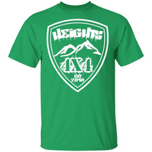 Heights 4x4 crest white logo G500 Gildan 5.3 oz. T-Shirt