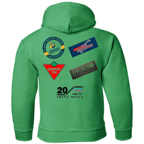 Dale Racing 2-sided print G185B Gildan Youth Pullover Hoodie
