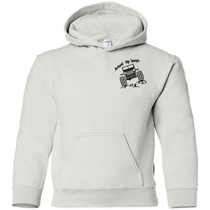 Juiced Up Jeeps G185B Gildan Youth Pullover Hoodie