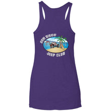 SDJC 2-sided print NL6733 Next Level Ladies' Triblend Racerback Tank