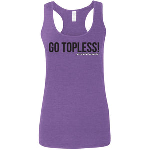 JeepDaddy Go Topless Ladies' Softstyle Racerback Tank