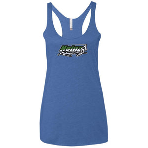 H57 Racing 2-sided print NL6733 Next Level Ladies' Triblend Racerback Tank