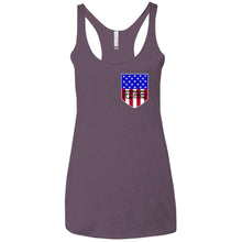 American Off-Road 2-sided print NL6733 Next Level Ladies' Triblend Racerback Tank