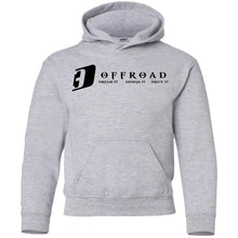 D3 Offroad white border G185B Gildan Youth Pullover Hoodie