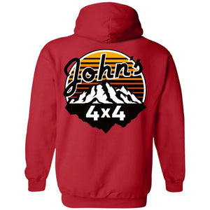 John's 4x4 2-sided print G185 Gildan Pullover Hoodie 8 oz.