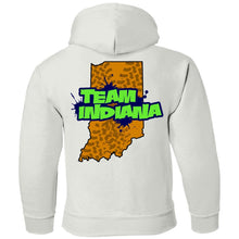 WWSD 2-sided print w/ Team Indiana back G185B Gildan Youth Pullover Hoodie