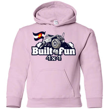 Built4Fun grey G185B Gildan Youth Pullover Hoodie