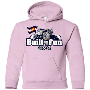 Built4Fun grey G185B Gildan Youth Pullover Hoodie