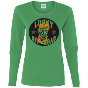 Lucky 7 Offroad G540L Gildan Ladies' Cotton LS T-Shirt