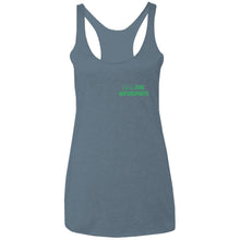 Moab Motorsports Trailmater 2-sided print NL6733 Next Level Ladies' Triblend Racerback Tank