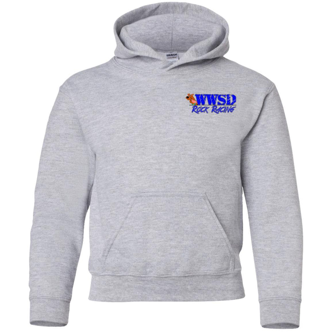WWSD 2-sided print w/ Team Indiana back G185B Gildan Youth Pullover Hoodie