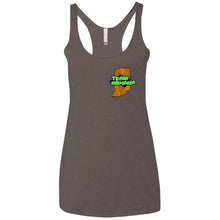 BB&M Team Indiana front 2-sided print NL6733 Next Level Ladies' Triblend Racerback Tank