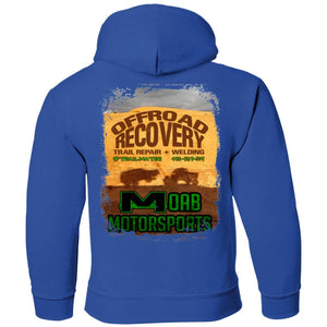 Moab Motorsports 2-sided print w/Trailmater back G185B Gildan Youth Pullover Hoodie
