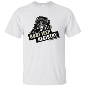 Gobi Jeep Registry Logo G200 Gildan Ultra Cotton T-Shirt