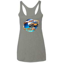 Planet of the Jeeps NL6733 Next Level Ladies' Triblend Racerback Tank