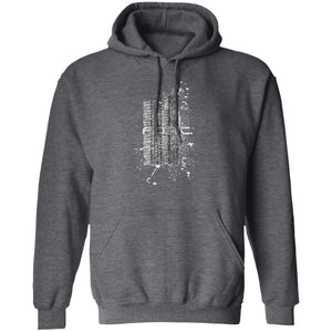 AORC Vertical white 2-sided print G185 Pullover Hoodie 8 oz.
