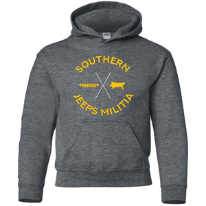 Southern Jeeps Militia G185B Gildan Youth Pullover Hoodie