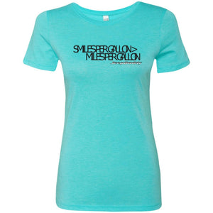 JeepDaddy Smiles Per Gallon > Miles Per Gallon Ladies' Triblend T-Shirt