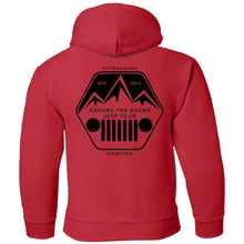 ASJC black logo 2-sided print G185B Gildan Youth Pullover Hoodie